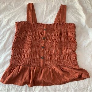 NWOT Arizona Juniors square neck tank top